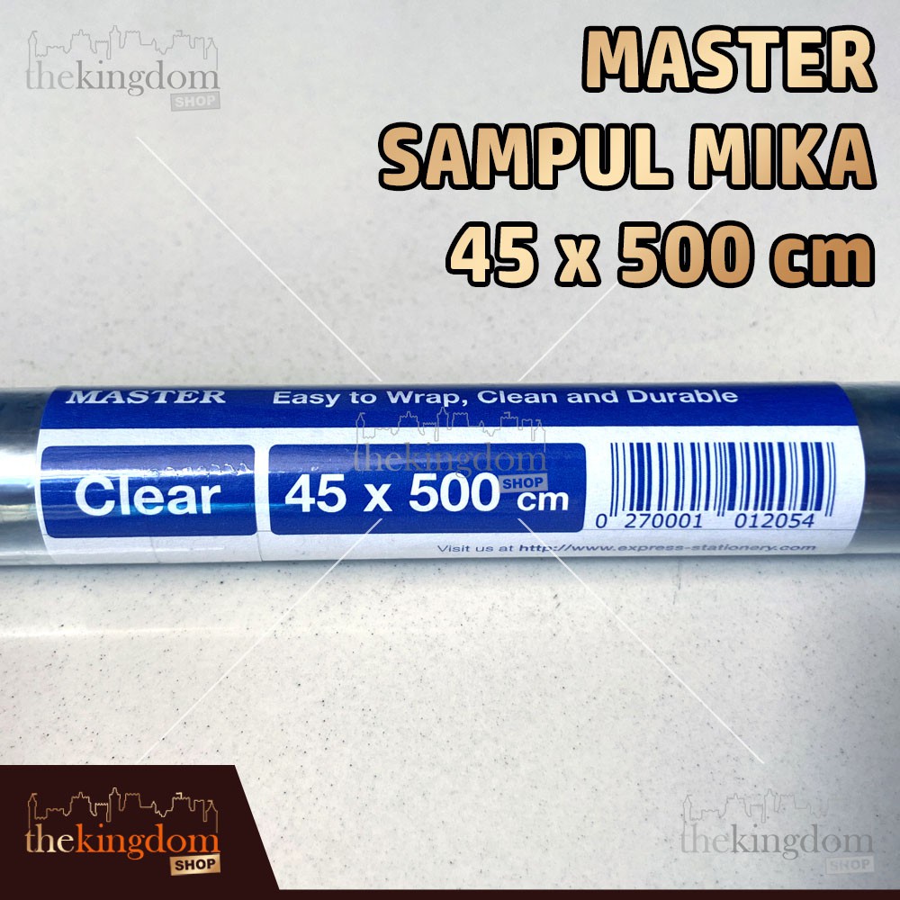 

Master Sampul Plastik Mika 45x500cm Roll