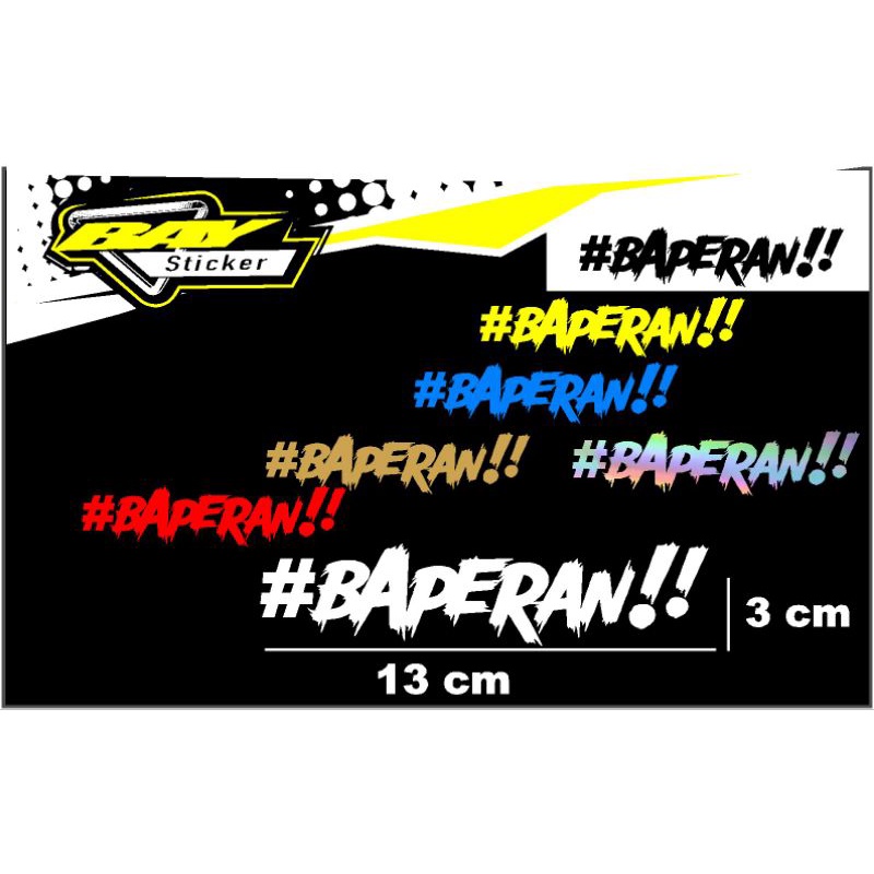 StTICKER BAPERAN
