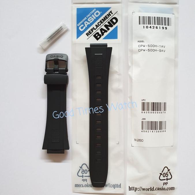 Strap Casio Cpw-500H / Cpw-500 Casio Original Terbaru