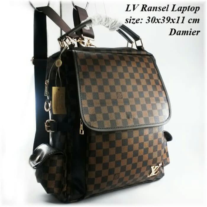 Jual Tas Fashion Wanita LV Ransel Laptop 3 in 1 Murah