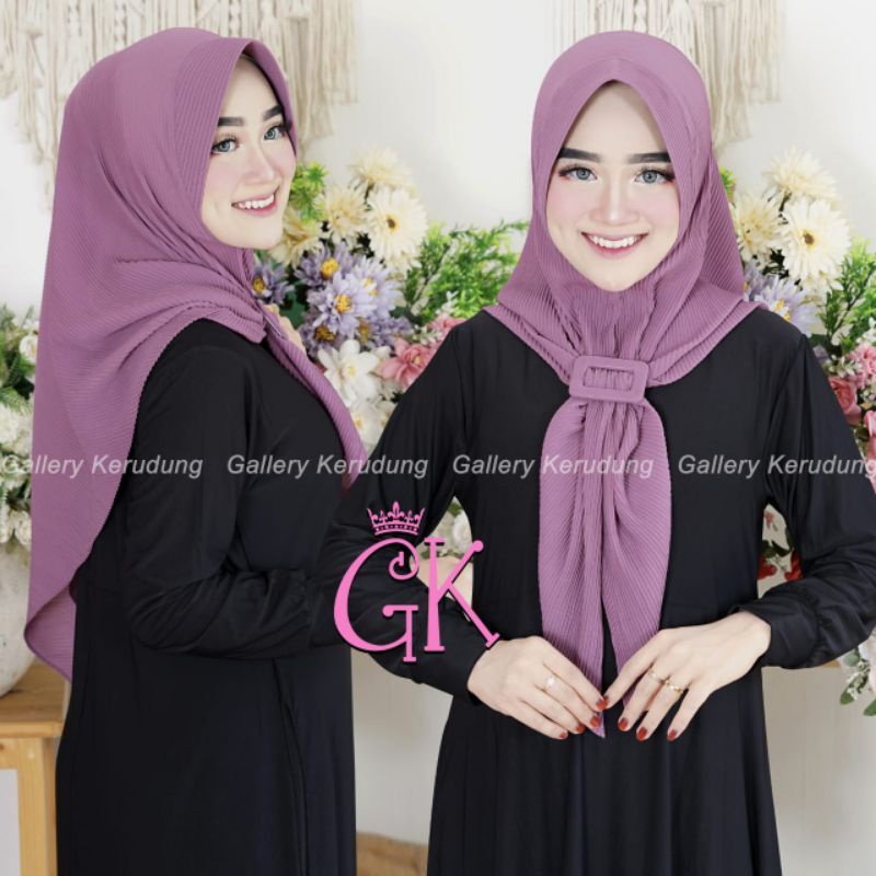 BERGO PLISKET PED GESPER GK / BERGO PLISKET / JILBAB PLISKET / KERUDUNG PLISKET / KRUDUNG PLISKET / HIJAB INSTAN / JILBAB INSTAN / KHIMAR CERUTY