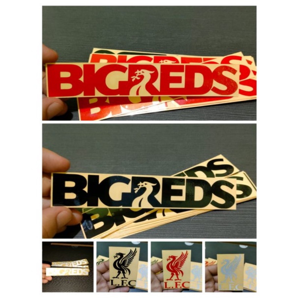 

Sticker Liverpool bigreds cutting