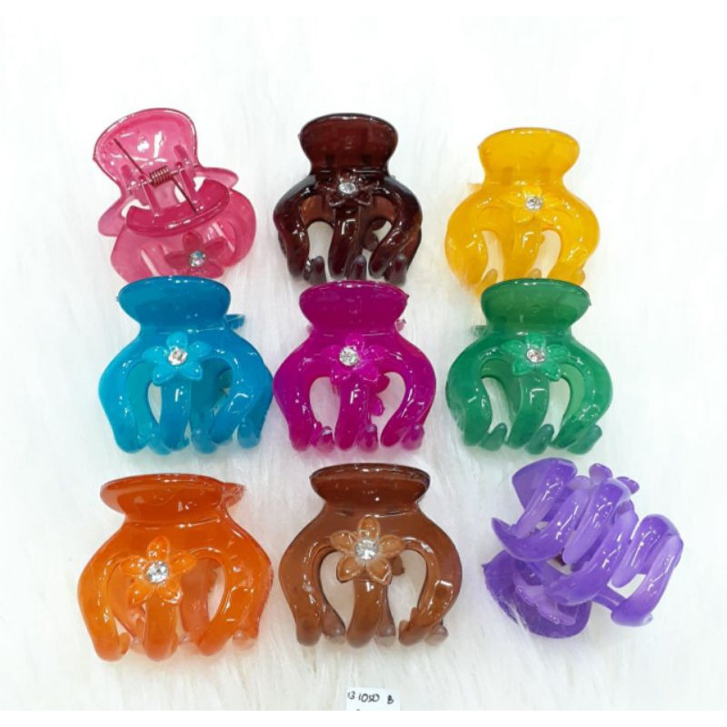 

JEDAI KOREA ORIGINAL MOTIF KEMBANG WARNA WARNI BENING UKURAN 5 CM