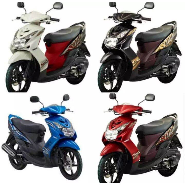 Striping Sticker Stiker Yamaha mio soul lama karbu biru