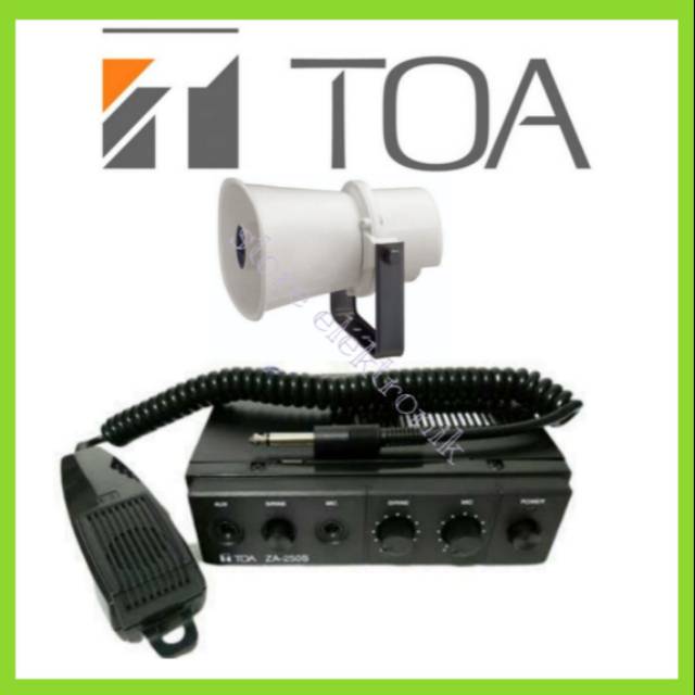 Paket Amplifier Mobil Toa ZA250S And ZH610S Original Toa Galva