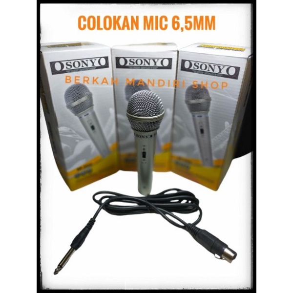 Microphone Kabel SONY AW-200 Jack Besar // Mic Masjid // Mic Karaoke // Murah Berkualitas