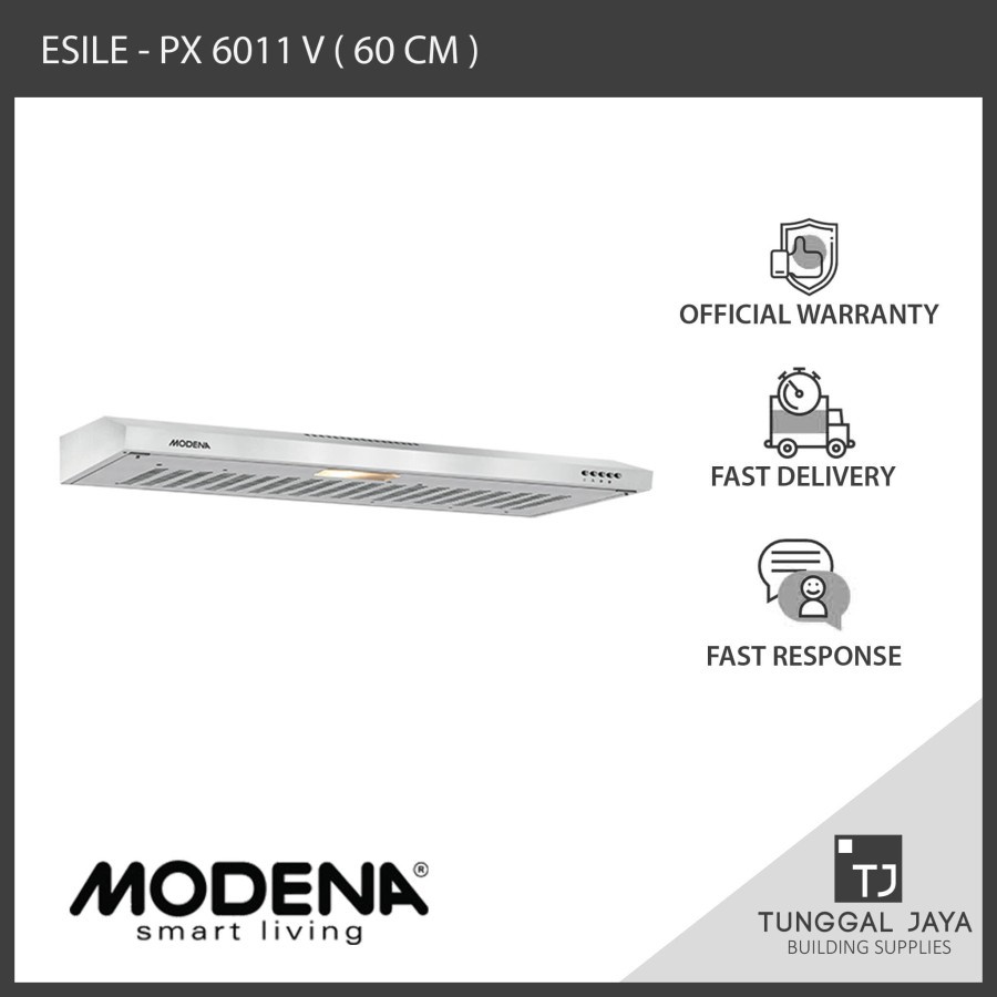 Exhaust Fan MODENA ESILE PX6011V / Cooker Hood Modena / Penyedot Asap