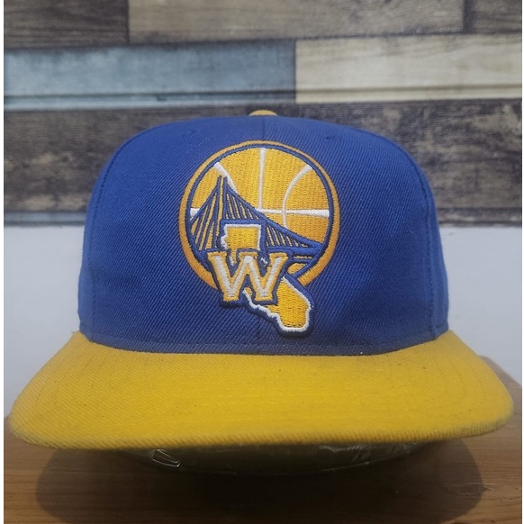 Adidas 3 Foil Snapback X NBA Golden State Warriors Original ( OSFM )