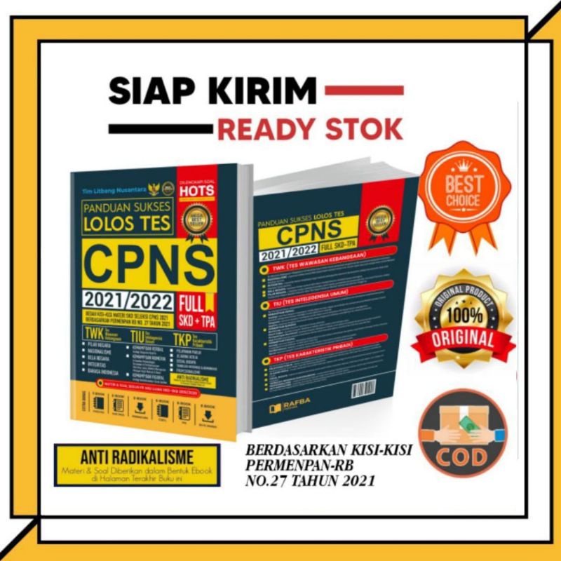 Buku CPNS 2021/2022/Buku CPNS Terbaru 2021,Buku Tes CPNS 2021