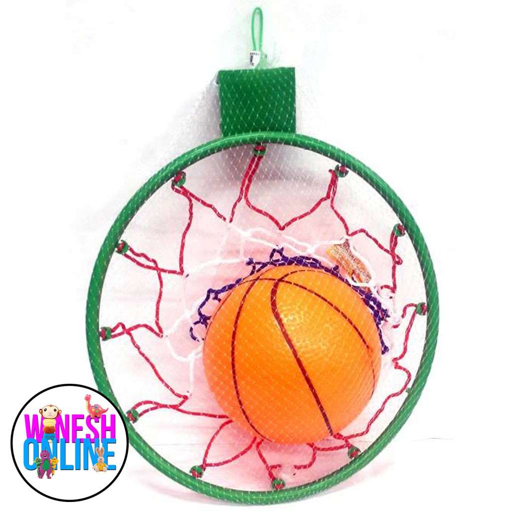 Mainan Ring Basket + Bola Baket / Basket Set Ring + Bola