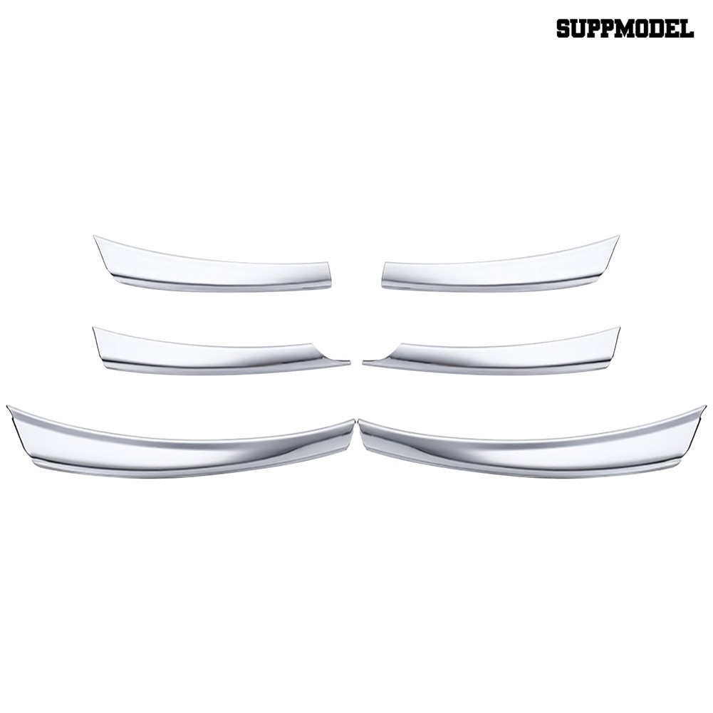 Car 6Pcs Grille Mesh Cover Bumper Depan Mobil Untuk Nissan Sunny Versa 14-17