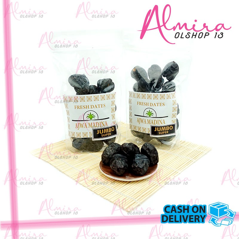 

Kurma Ajwa / Nabi Jumbo Asli 250 gr Oleh Oleh Haji Umroh Murah