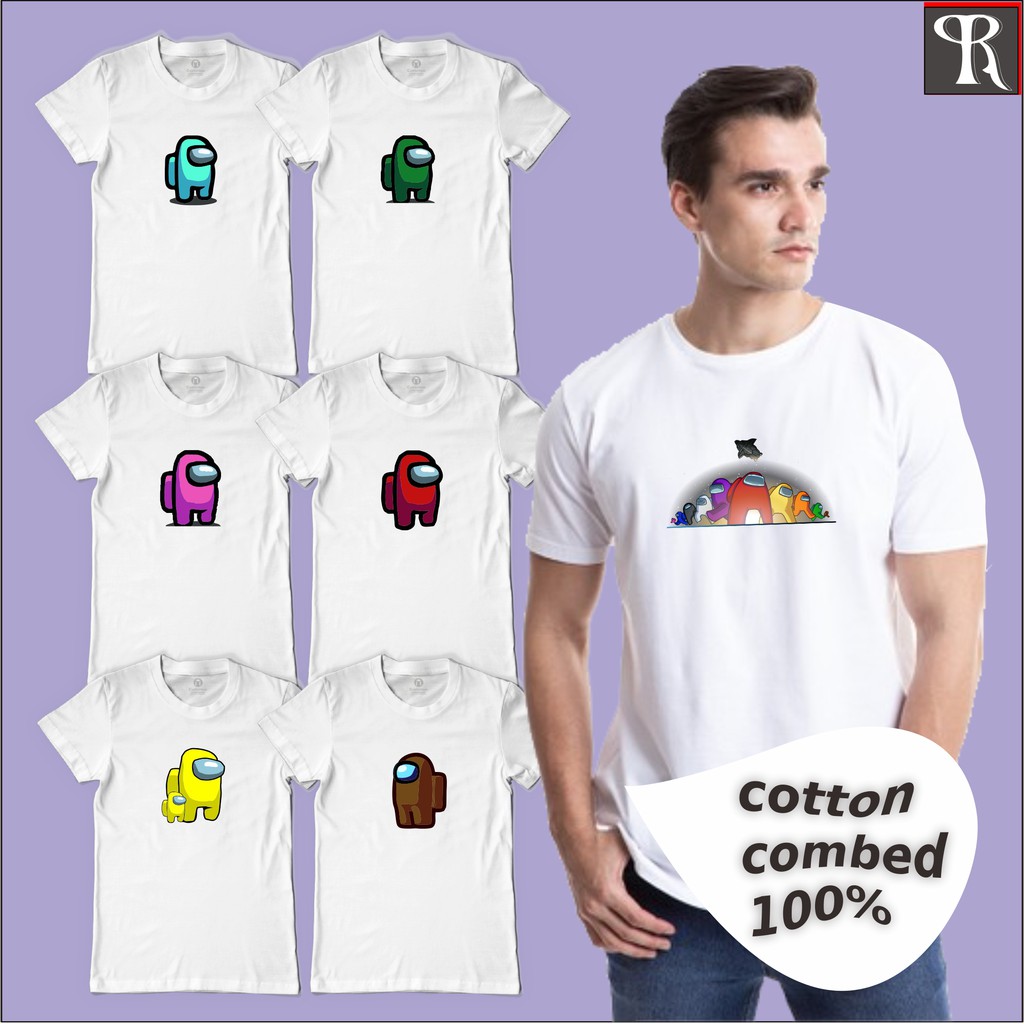 Jual BAJU KAOS AMONG US|GAMBAR AMONG US|CUSTOM BAJU|TEMA AMONG US DAN ...