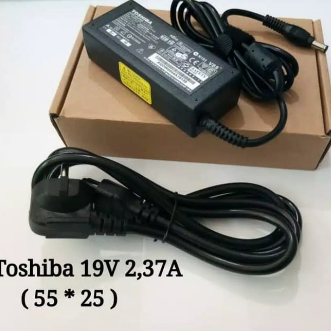 Adaptor Laptop Toshiba C850 C660 C670 C50D C855 19V - 2.37A Original - 5.5mm*2.5mm