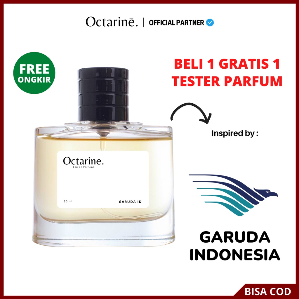 Octarine - Parfum Pramugari Pilot Tahan Lama Aroma Fresh Elegan Inspired By GARUDA INDONESIA | Parfume Farfum Perfume Pria Wanita Minyak Wangi Cewek Cowok Murah Original