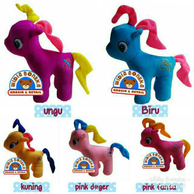 Boneka Kuda Poni / Little Poni 30 cm