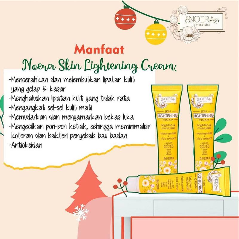 [ READY STOCK ] NOERA SKIN LIGHTENING CREAM | SKIN LIGHTENING ARMPIT CREAM NOERA BY REISHA