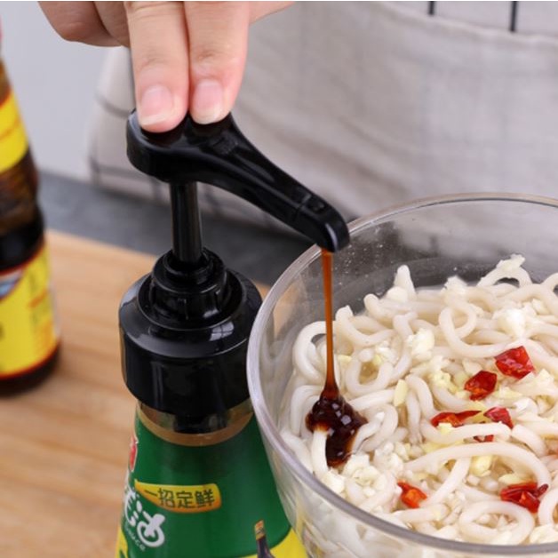 Alat Tekan Botol Saus Tekanan Pompa Nozzle Kepala Pemeras Tekan Kecap