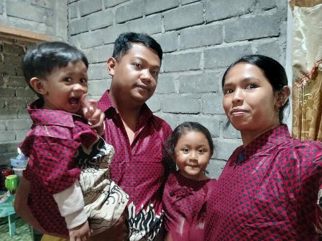 Couple Batik Keluarga || Setelan Couple Batik Ayah Ibu Anak Cewek Cowok || Couple Batik Family Gamis