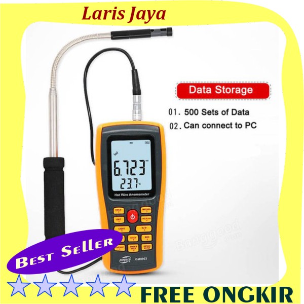 Jual STOK SISA 9 SAJA ! BURUAN !!! Hot Wire Anemometer GM8903