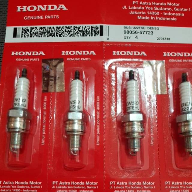 Busi Denso U22FSU HONDA 98056 57723