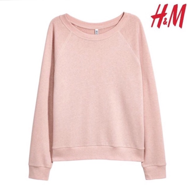 h&m pink sweatshirt