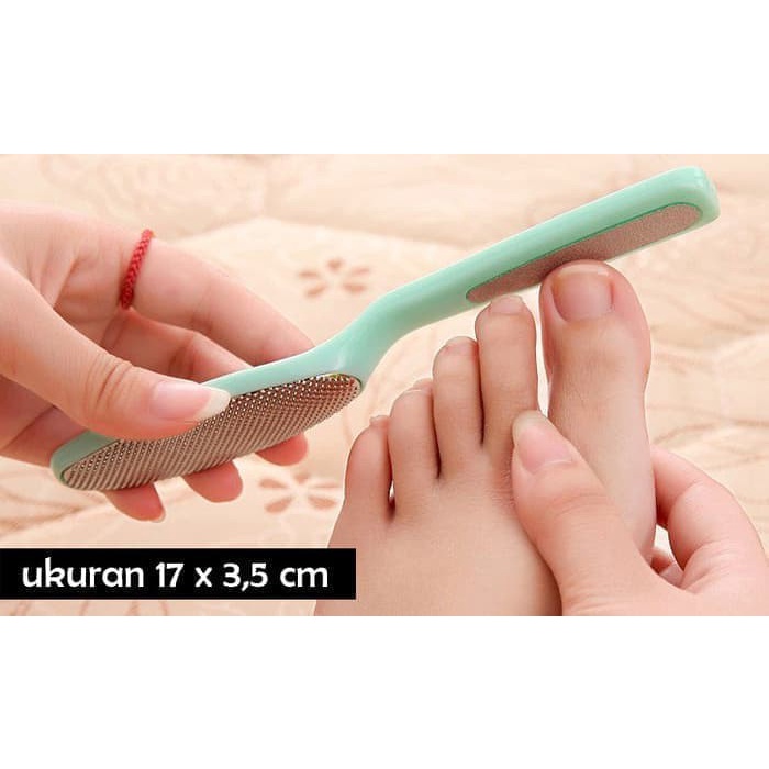 Penghalus Tumit Kapalan Telapak Kaki Foot PEDICURE alat gosok kuku serbaguna pad egg perawatan skin