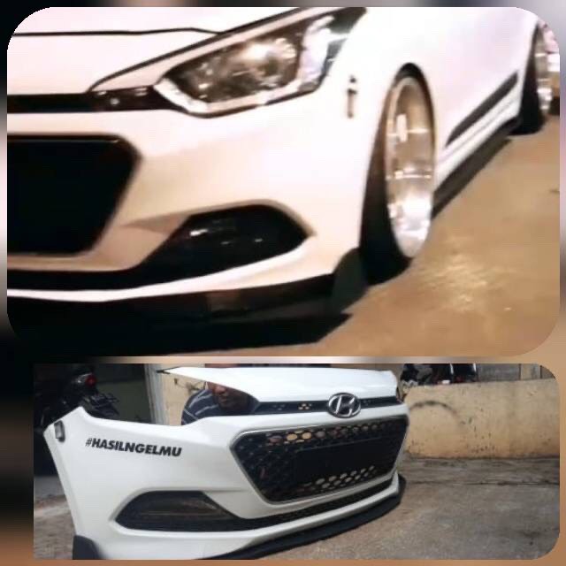 Lips Winglet Spliter Bumper Bemper Hyundai i20 Murah Bagus Berkualitas