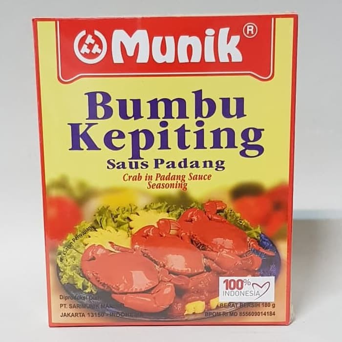 

Munik Bumbu Kepiting Saus Padang 180 gr