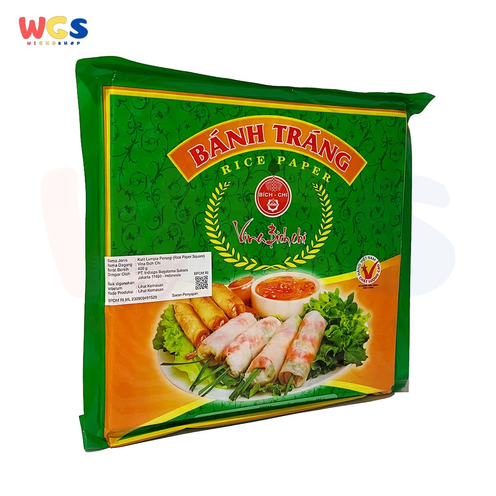 Banh Trang High Quality Rice Paper Box Vina Bich Chi 22cm x 22cm 400g