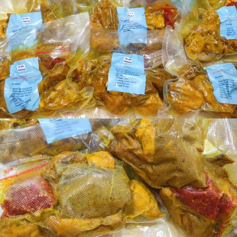 

ayam bumbu kuning / ayam goreng frozen homemade