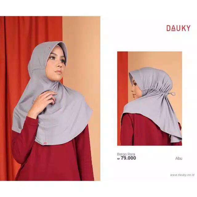 Bergo Rara Dauky Hijab Instan Elzatta Dauky Ternyaman