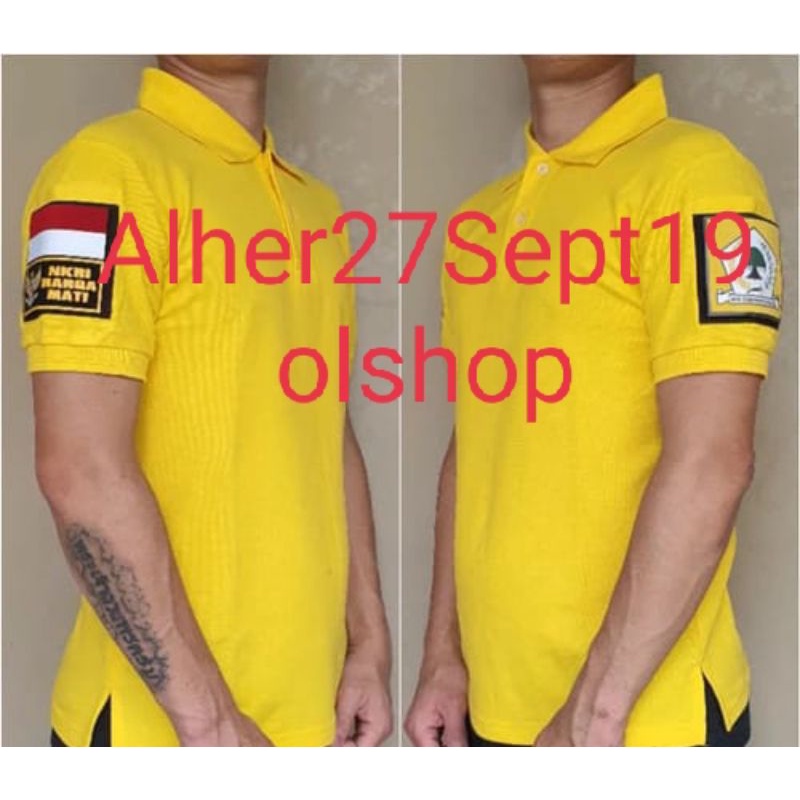 kaos partai Golkar baju partai Golkar polo shirt partai Golkar kaos polo partai Golkar Kaos kerah pa