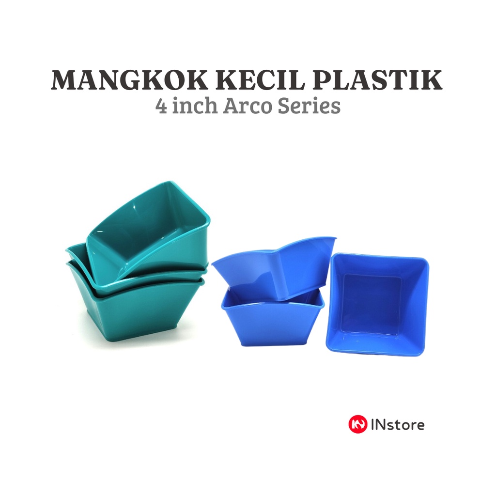 Mangkuk Plastik 10cm - Mangkok Kecil 4 inch Arco Series