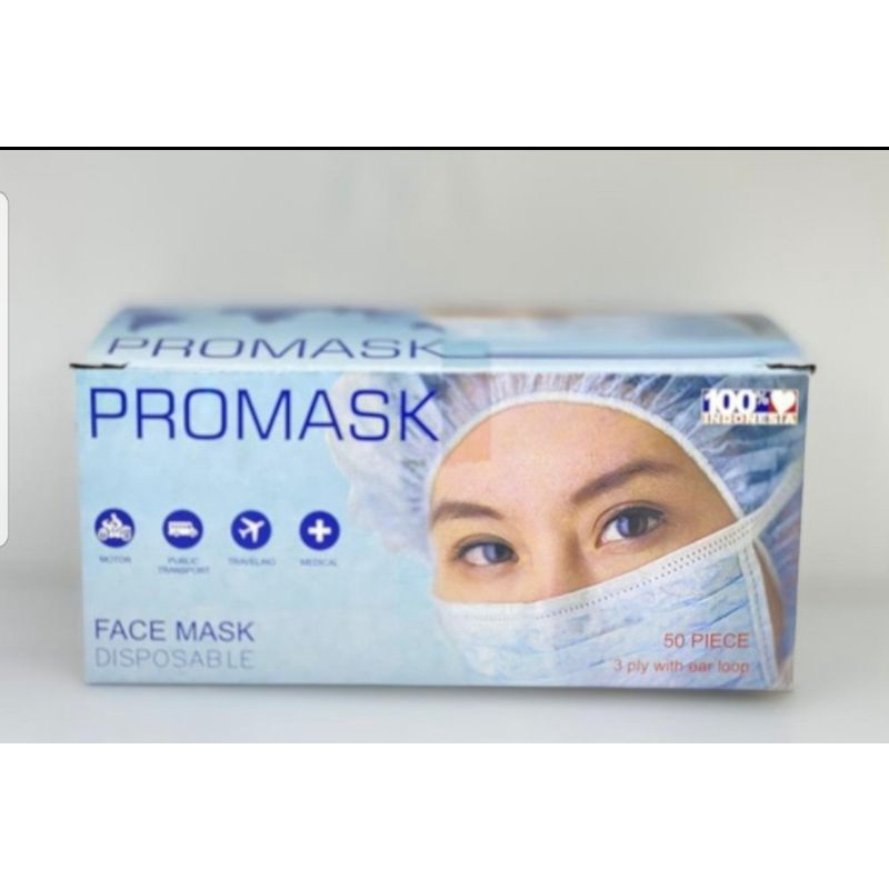 Masker PROMASK - 3 Ply Earloop