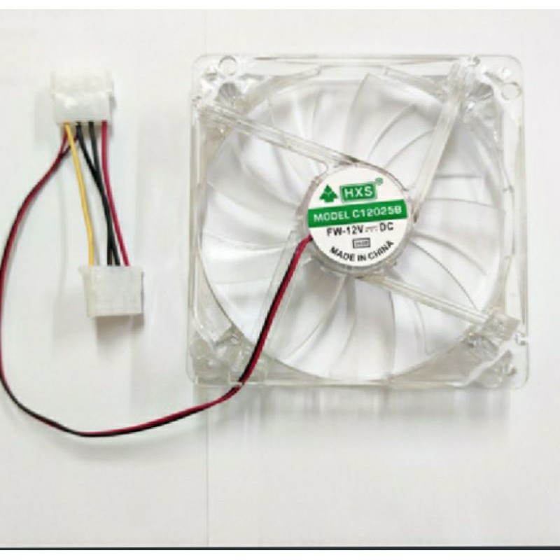 SKI-1225 FAN CASING 12 CM TRANSPARANT LED KIPAS 12 CM