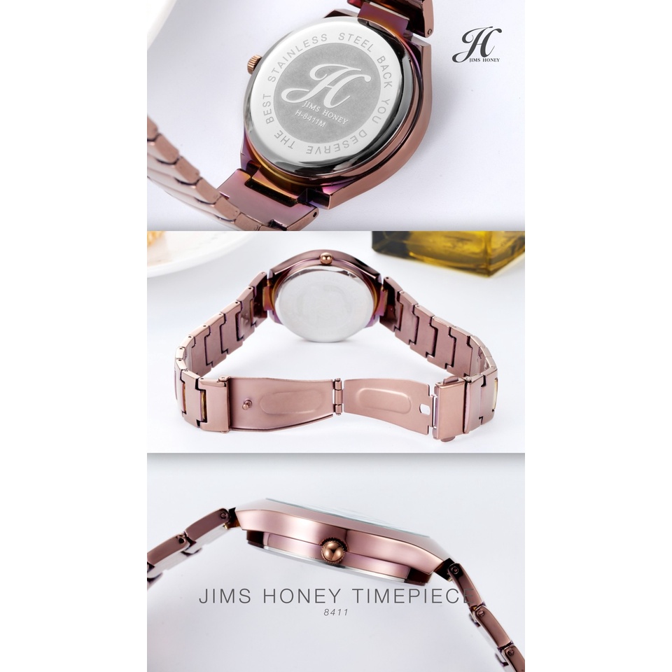 Jimshoney Watch 8411 - Jam Tangan Pria Wanita Couple Original Murah Import Trendy Terbaik