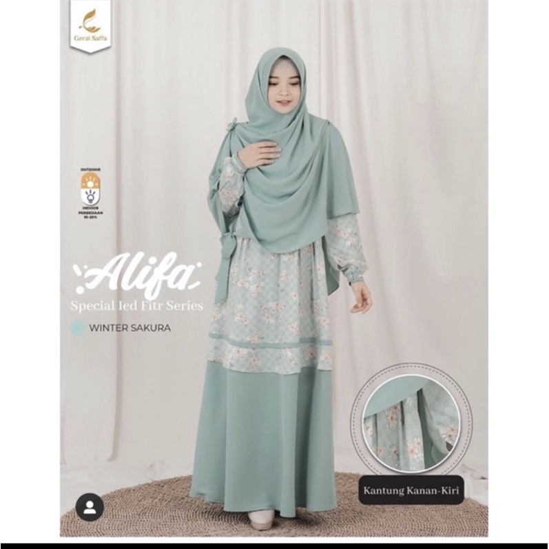 gamis alif alifa gerai saffa