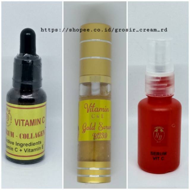 SERUM RD ORIGINAL ASLI/RED PREMIUM/GOLD/RDE GLOW/RD123/CV ARNI/SERUM VITAMIN C KOLAGEN/KOLAGEN