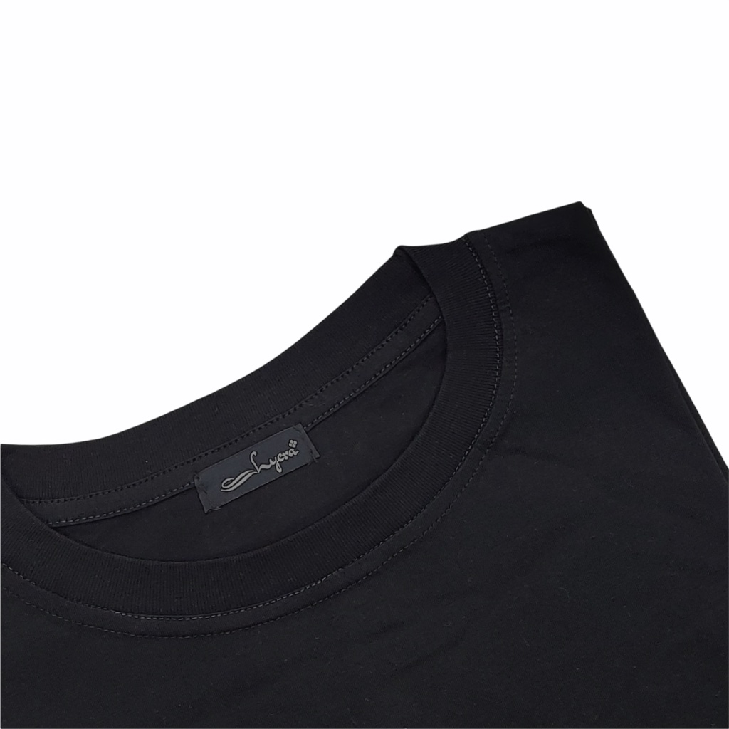 [CYC | COD] REAPICT | Kaos Basic Oversize Top XXL | Cotton Combed | Atasan Trend Wanita Murah Best Seller-Blouse Hitam