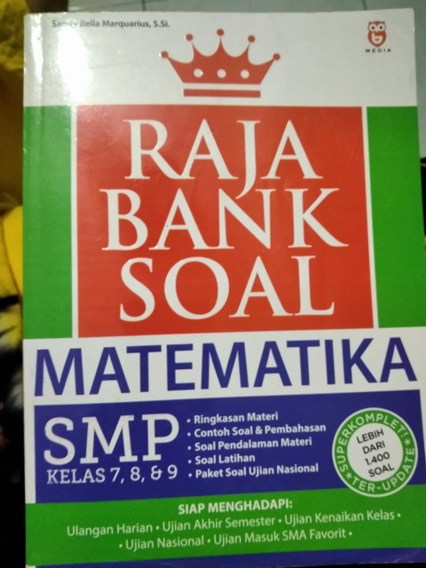 Buku Raja Bank Soal Matematika Smp Kelas 7 8 9 Shopee Indonesia