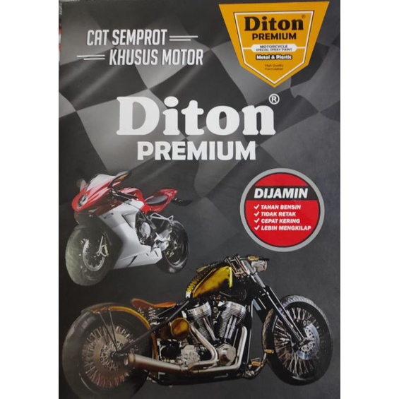 DITON PREMIUM CAT SEMPROT TAHAN BENSIN 400CC 9112 POLICE GREY