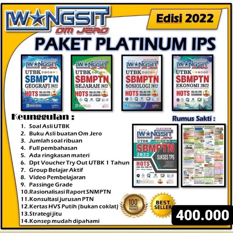 PAKET PLATINUM IPS WANGSIT OM JERO 2022 SOSHUM