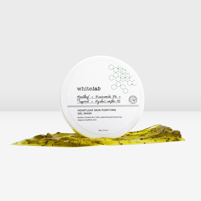 Whitelab Heartleaf Skin Purifying Gel Mask - Masker Menenangkan Kulit BPOM Original