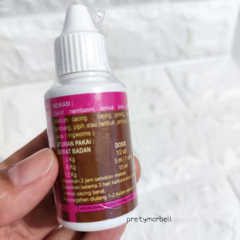 Catyzole Drop 30ml Obat Cacing Kucing Tetes