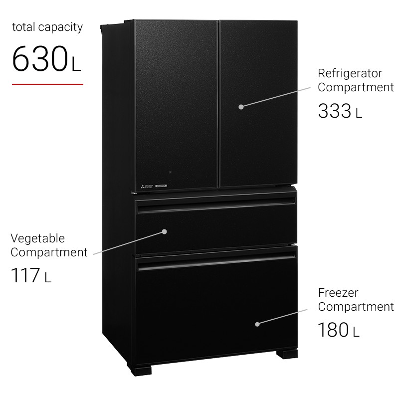 KULKAS 4 PINTU MITSUBISHI ELECTRIC MR-LX68EM