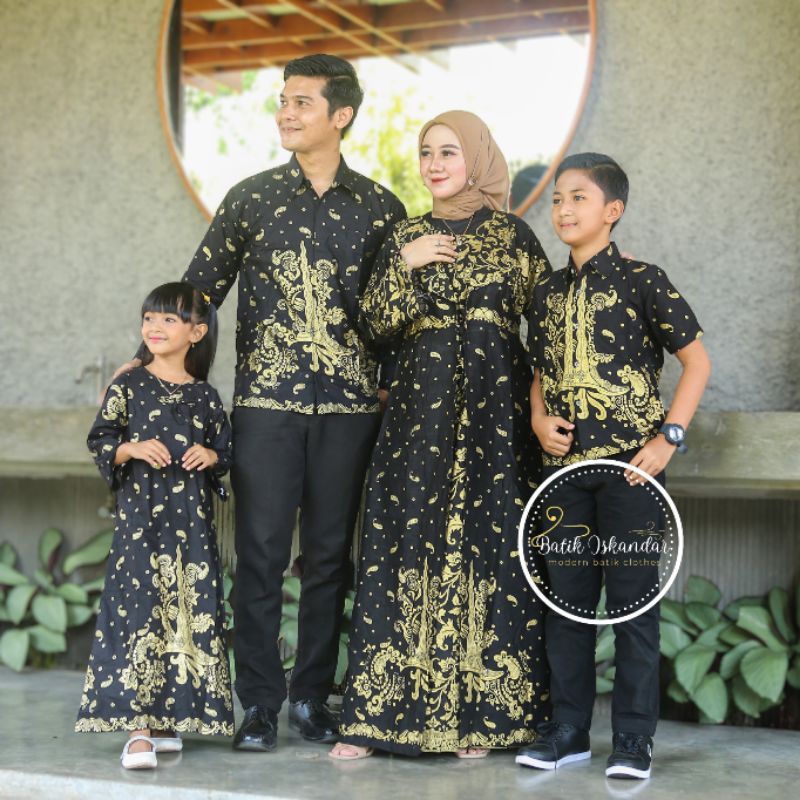 Couple gamis batik couple batik terkini couple terlaris