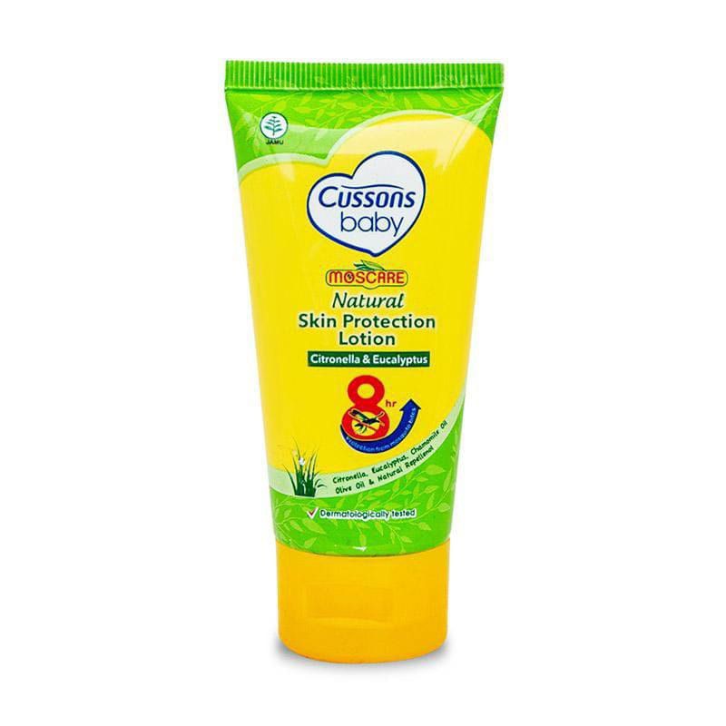 Cussons Baby Lotion Moscare Skin Protection - Losion Bayi Anti Nyamuk 50gr Cream Anti Gigitan Nyamuk