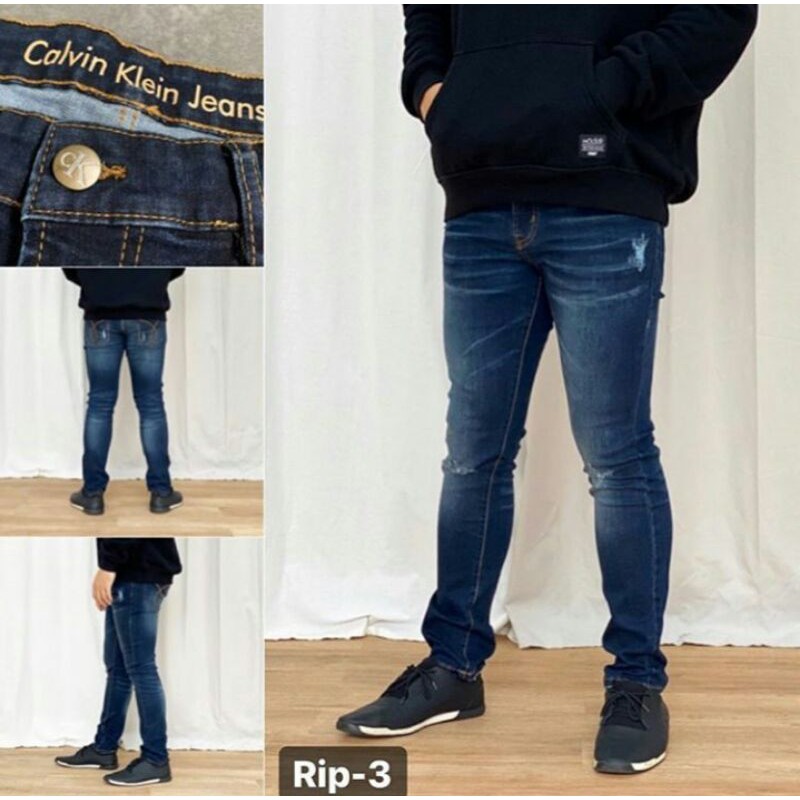 Celana Jeans Calvin Klein Original CK Slim Demin Jeans CK Jeans Original