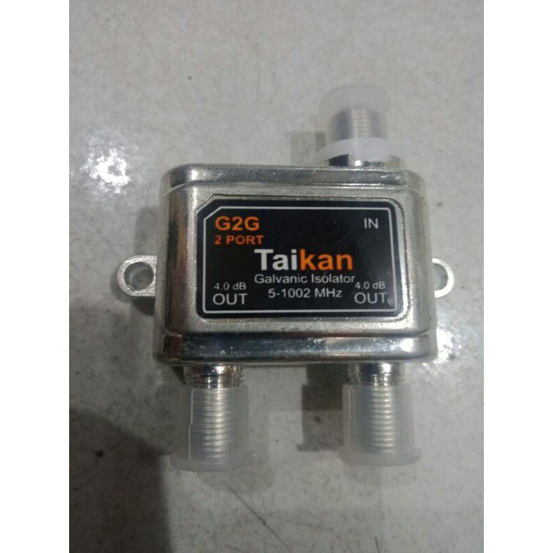 Splitter Antena TV 2 way Splitter Signal TV 2way 2Cabang Taikan ORI